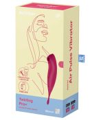 Satisfyer Twirling Pro+ App Control  Vibrator - Dark Red