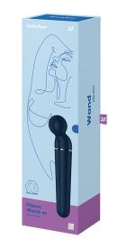 Satisfyer Planet Wand-er - Blue - Blue/Rose Gold USB Rechargeable Massager Wand