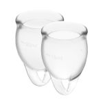 Feel confident Menstrual Cup Transparent 2pcs