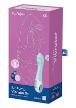 Satisfyer Air Pump Vibrator 5 App Control - Blue