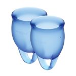 Satisfyer Feel Confident Menstrual Cup Dark Blue