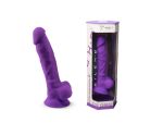 Silexd – Model 1 Thermo-Reactive Silicone 7″ Dong With Balls (Purple)