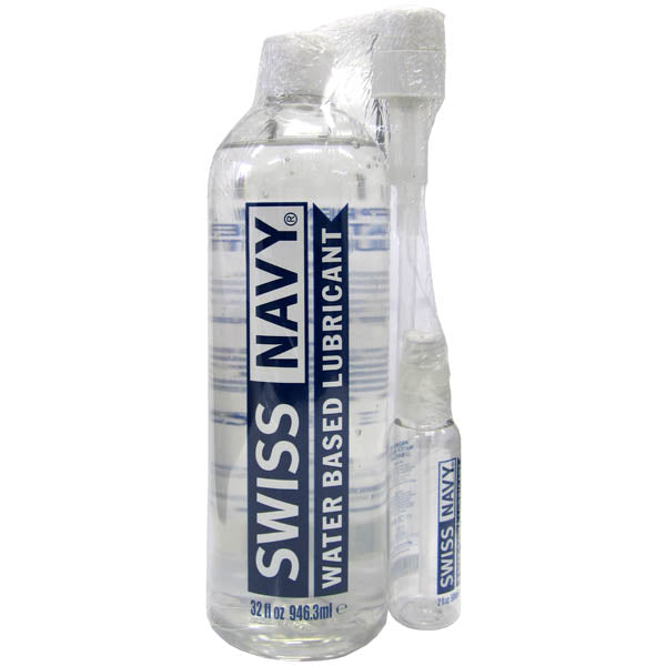 Swiss Navy Water Based Lubricant 32oz/946ml