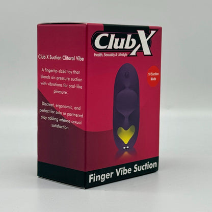 Club X Finger Vibe Suction