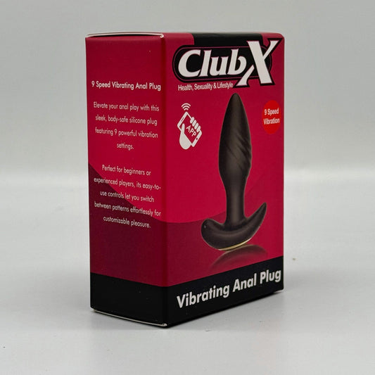 Club X Vibrating Anal Plug
