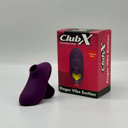 Club X Finger Vibe Suction