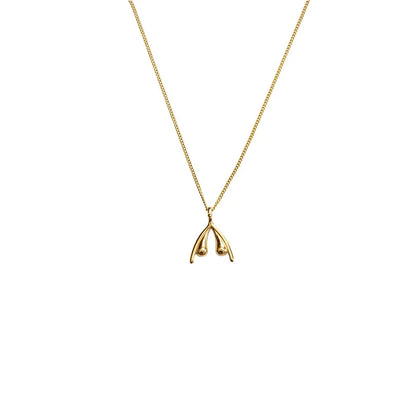 Womanizer Gold Clitoris Necklace