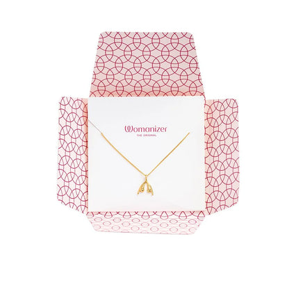 Womanizer Gold Clitoris Necklace
