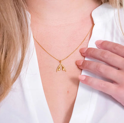Womanizer Gold Clitoris Necklace
